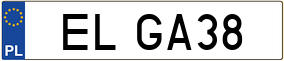Truck License Plate